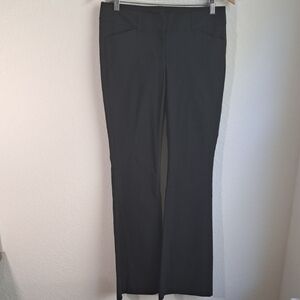 Express Design Studio Vintage Y2K Black Dress Pants Trousers Flare Mid Rise Sz 4